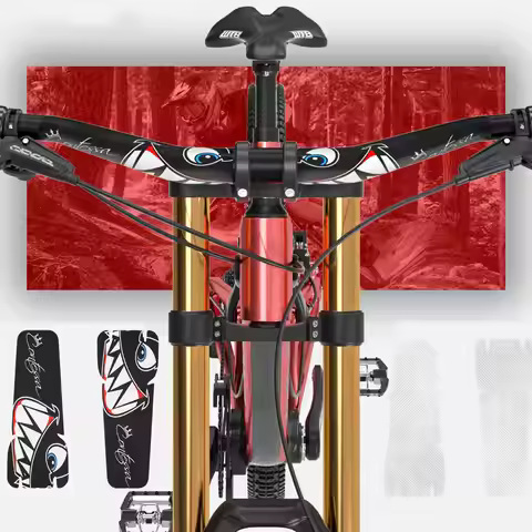 Shark Print Bike Handlebar Sticker 3D PVC Road Bike Handlebar Tape Scratch Resistant Mountain Bike H
