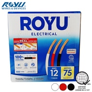 Royu by Winland THHN/THWN Stranded Wire 3.5mm² RTN12A Stranded 75 meters Pure Copper 12-AWG
