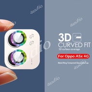 Oppo A5x 4G Metal Camera Lens Protector Tempered Glass For OPPO A5x OppoA5x 4G Ultra Thin Clear Meta