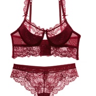 Lace Cotton Bra Set with Comfortable Cups - Women's Lingerie 9168B4.30