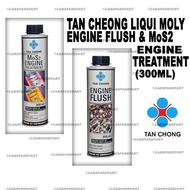 TAN CHEONG LIQUI MOLY ENGINE FLUSH &amp; MoS2 ENGINE TREATMENT (300ML)