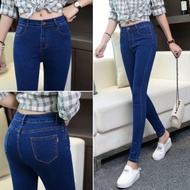 Mid-Waist Slim women's skinny jeans women's elastic feet pants