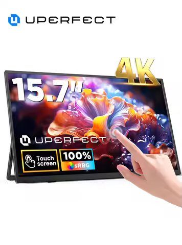 UPERFECT UColor J1 4K Touch Screen Portable Monitor 15.7" Laptop Extend Screen USB C HDMI Computer P