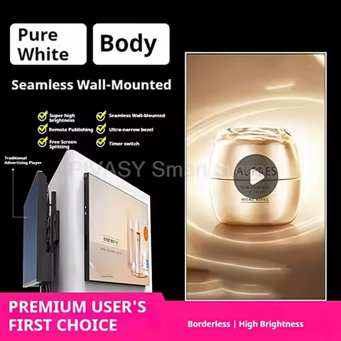 32 40 43 Inch Big Smart TV Screen Hanging Monitor High-definition LED Wireless Casting Monitor for O