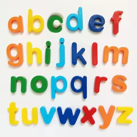 Kid Learning Spelling Counting Educational Toys Colour Refrigerator Magnet Magnetic Alphabet Letter 