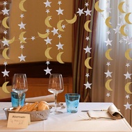 Moon Star Home Deco Wall Party Birthday Marry Shop Balloon Decoration Raya EID Mubarak Selamat Hari 