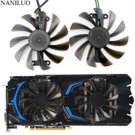 2pcs/set 95MM GTX 1070/1070Ti GPU VGA Cooler Fan For GALAX GeForce GTX1070 GTX 1070 Ti AMP Core Video Cards Cooling