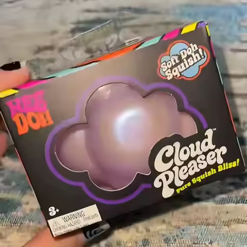 @Needoh Cloud Pleaser Slow Rising Squishy Stress Relief Squishy Cube Anti-Anxiety Squeeze Object For