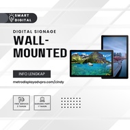 Digital Signage - 100 inch Wallmounted Android non Touchscreen garansi