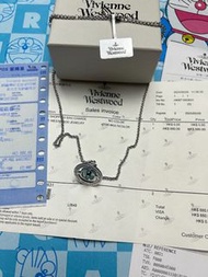 Vivienne Westwood 冰川藍orb立體地球儀中號項鍊