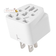 US Travel Plug Adapter EU/UK/AU/In/CN/JP/Asia/Italy/Brazil to USA (Type B), 3  USA Plug, Charger Con
