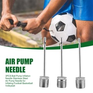 3PCS Ball Pump Inflation Needle Stainless Steel Air Pump Needle for Inflating Football Basketball Vo