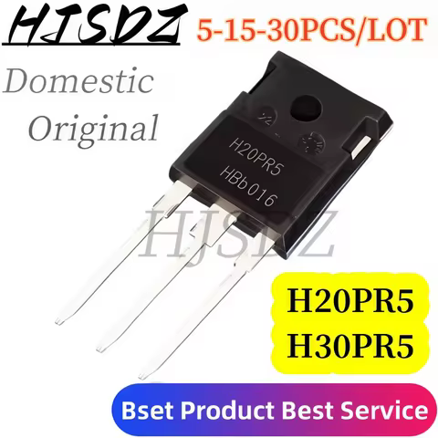 【5-15-30PCS/LOT】Tubo IGBT de alta potencia H30PR5 H20PR5 IHW20N135R5 IHW30N135R5 TO-247 Domestic/Ori