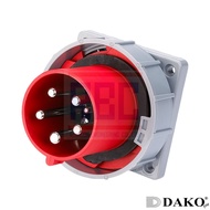 "DAKO Plug" HTN 6351 ปลั๊กตัวผู้ฝังกันน้ำ 3P+N+E 63A 400V 6H IP67