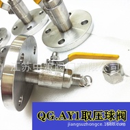 Card Holder304Stainless Steel Air Source316L Valve QGAY1-64P Ball Valve YZ9-2Flange Connection for B