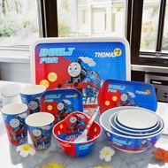 THOMAS TRAIN CUP AND FORKS / MELAMINE PLASTIC MATERIAL