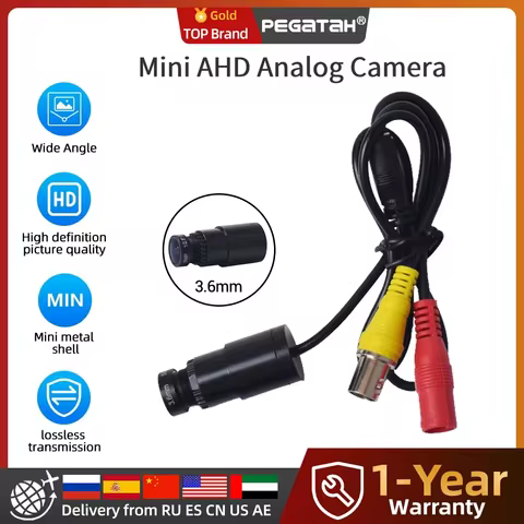 2MP Mini AHD Analog Camera Night vision AHD Backup Camera Analog Coaxial Wired Low illumination Came