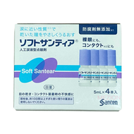 參天製藥 - 人工淚液眼藥水5ml*4支[平行進口]