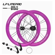Folding Bike Wheel Set 20 Inch Big Blade Rim High Profile Hub