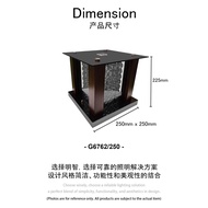 G6762 Gate Light E27 Wood style LED Crystal Gate Light
