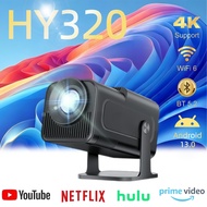 HY320 Mini Android 13 4K Projector 12000ANSI Wifi6 BT5.2 Outdoor Portable Projector for phone