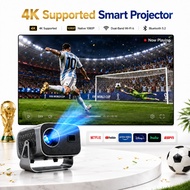 🔥A10 Android 13 Projector | 4K, Autofocus, 360° Flip, Netflix & YouTube