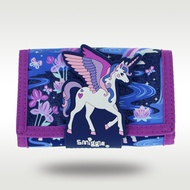 Australia smiggle original children's wallet girls star unicorn card bag three layer clutch bag 5 inches