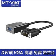 （今日下殺）邁拓維矩DVI轉VGA轉接頭公對母電腦連接顯示器投影儀轉換器MT-D01