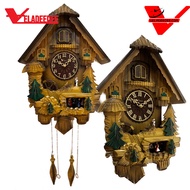 นาฬิกาแขวน Veladeedee Cuckoo Clock นาฬิกาแขวน เวลาดีดีกุ๊กกู ตุ็กตาหมุน ตัวเรือนไม้แท้ รุ่น V6604-BR