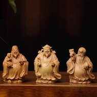 Ya Bai Fu Lu Shou Sanxing Carving Handle Furniture Home