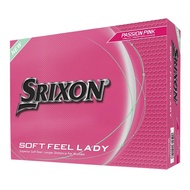 Srixon Lady Soft Feel  Golf Ball  - White / Pink