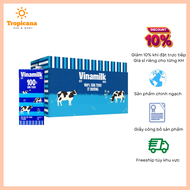 THÙNG Sữa tươi tiệt trùng không đường 100% Vinamilk - Hộp 1L - DATE MỚI NHẤT