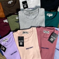 M I U M I U Ribbed Full Length Shirt for Ladies