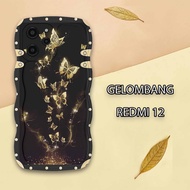 HP Xiaomi Redmi 12 Wave Softcase - Phone Case - Xiaomi Redmi 12 Wave - External.Acc - Butterfly Moti