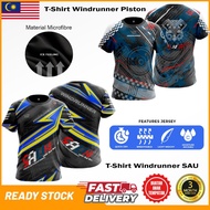 T-SHIRT BAJU RIDE MOTO TSHIRT SUBLIMATE DESIGN PISTON WINDRUNNER ASIA