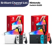 Nintendo Switch – OLED Model (Neon Red &amp; Neon Blue Joy-Con / White Joy-Con)