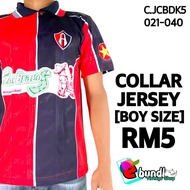 COLLAR JERSEY BOY SIZE #bundle RM5