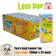 Yeo's Ice Lemon Tea Less Sugar Packet Drink 250ml x 24 pack Carton Pack [Local Seller! Fast Delivery