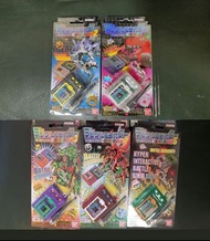 行版 5盒 Ver.1 to 5 連特典 色紙 Ver.1 to 5 Digimon Color 數碼暴龍機 彩色系列 Ver.1 (透明白) (經典白)/ Ver.2 (透明黑)/ Ver.3 (經