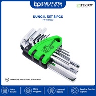 TEKIRO L-WRENCH SET 8 PCS MM (SHORT) L-WRENCH SET / TOOLS - TOOLS