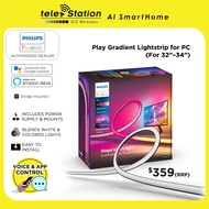 Philips Hue Play Gradient Lightstrip for PC (For 24”–27” / 32”–34”)