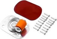 Namvo 20 Pcs Mini Universal Feet for Household Appliances Wardrobe Wheels 0.5 Inch Storage Box Wheel