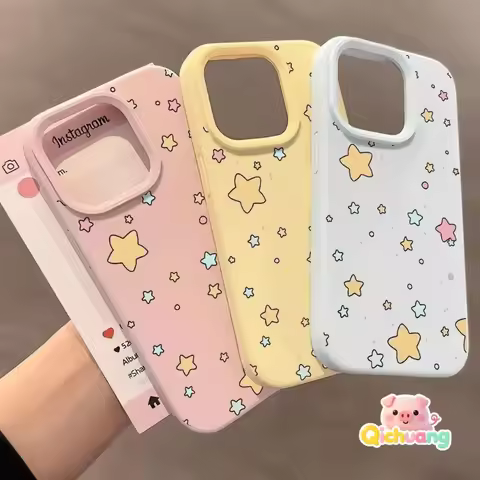 Cute Cartoon Stars Case For Vivo Y600 Y500i Y500 Y300 Y200 Pro Plus GT Y300i Y300C Y200i Y200t Y100i