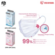 IRIS OHYAMA 30pcs/Box Disposable White Face Mask Earloop Type Anti Dust Bacterial, Particle, Virus (