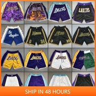 Classic Men's Ball Shorts Basketball Shorts Basketball Shorts Fully Embroidered Zipper Pocket Pants