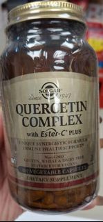 美國SOLGAR QUERCETIN COMPLEX黃酮復合槲皮素膠囊100粒