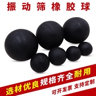 Black Rubber Ball Silicone Ball Bouncy Ball Bouncy Ball Vibrating Sieve Rubber Ball Solid Rubber Bal
