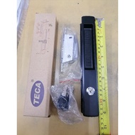 Sliding door Lock (Black) 220mm (9 inci) - DAL J-6 Flush Lockset