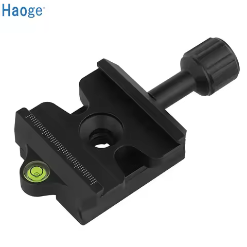 Haoge Quick Release QR Clamp Adapter Convertor for Manfrotto RC2 System to Arca-Swiss Compatible