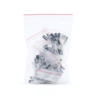 120PCS 1uF-470uF Electrolytic Capacitor Assortment Kit 1UF 2.2UF 3.3UF 4.7UF 10UF 22UF 33UF 47UF 100